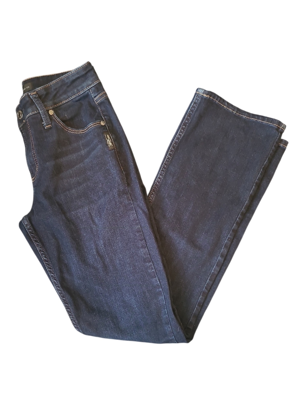Silver Jeans Avery Slim Bootcut Jeans in Deep Blue — Classic Everyday Fit 27